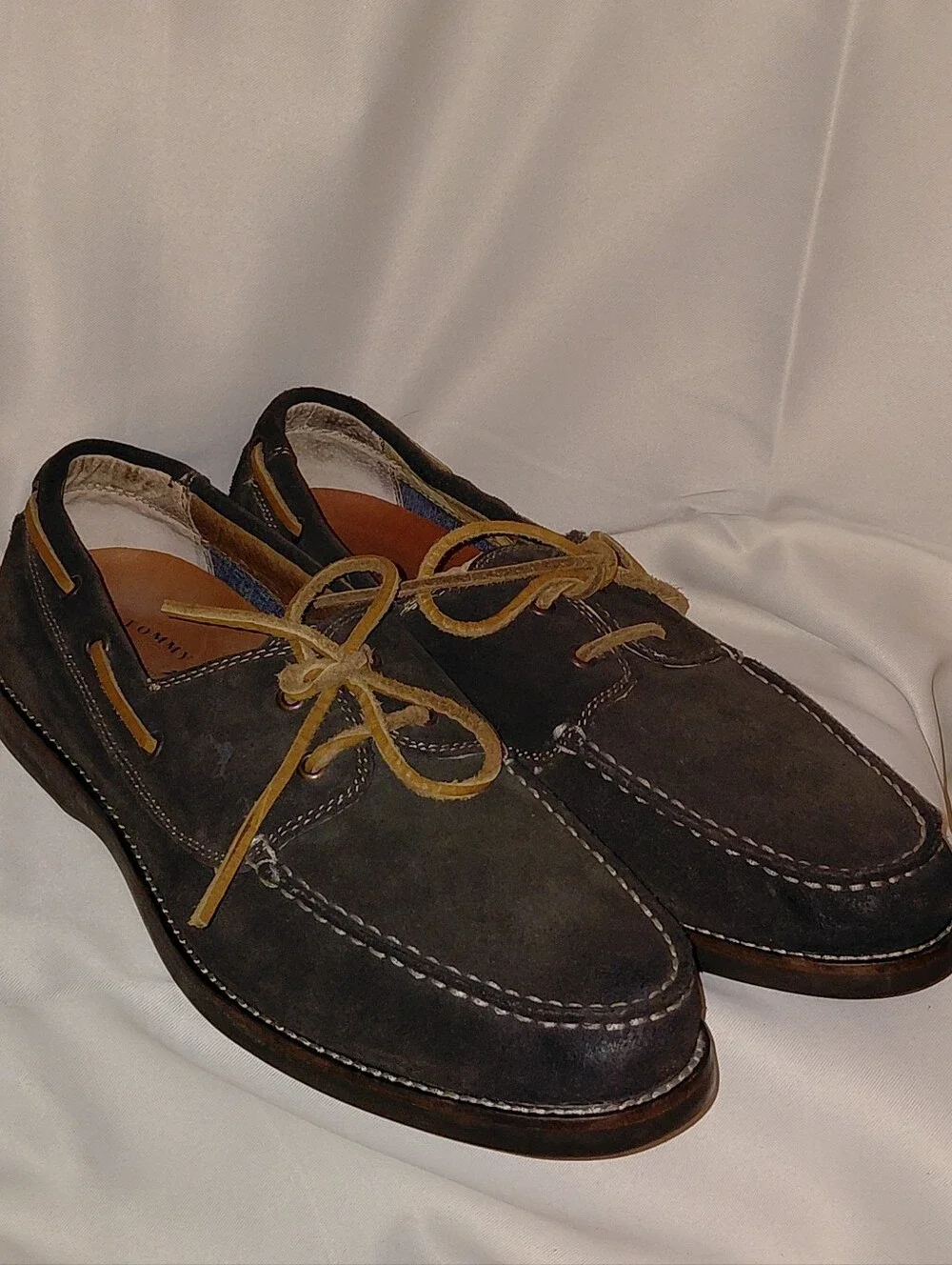 Tommy Bahama Men’s Sz 11M Dark Brown Rocker Canyon Camp Moc Suede Boat Shoes